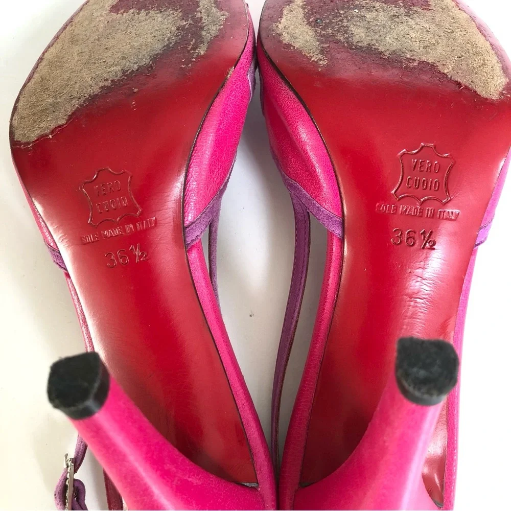 Jean Michel Cazabat Slingback Pumps